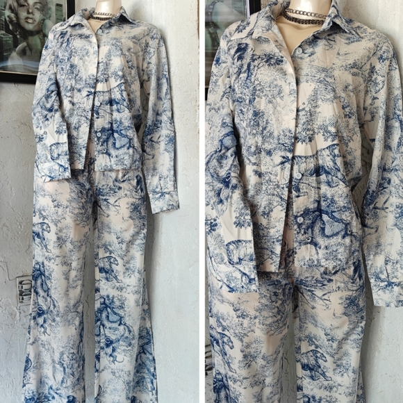 Resort Wear Pants Set - Picture 3 of 8